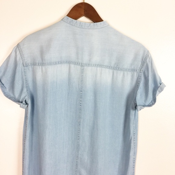 NWT Calvin Klein Jeans Chambray Shirt Dress Sz XS - Picture 4 of 7
